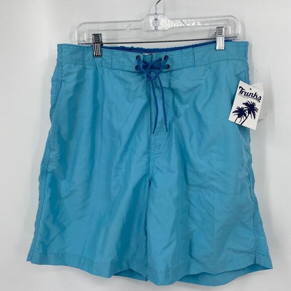 Trunks Contrast Swami Swim Shorts Men's Size L Varsity Blue Mesh Brief Lining - Picture 12 of 14